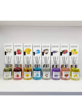 موزع عطر ملون بنكهة الفاكهة سعة 120 مل، عطر دائم ومستمر، يساعد على النوم وتخفيف التوتر