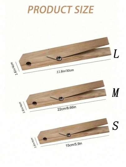 عملاق مشبك أقمشة حامل منشفة للحمام قطعة واحدة، مجموعة حامل منشفة من مشبك خشبي فائق الحجم، للحمام ، ديكور المزرعة المثبت على الحائط ، حامل أغراض المنزل والغسيل متعدد الأغراض، رف المنشفة أو خطاف، ديكور حائط الحمام اليوم الوطني