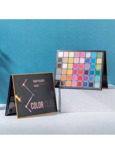 beauty glazed 48 ظلال عيون مطفية ولؤلؤية: ألوان أرضية، مناسبة لمكياج المسرح، مكياج الأطفال، مكياج الأزياء، مكياج هالوين وعيد الميلاد