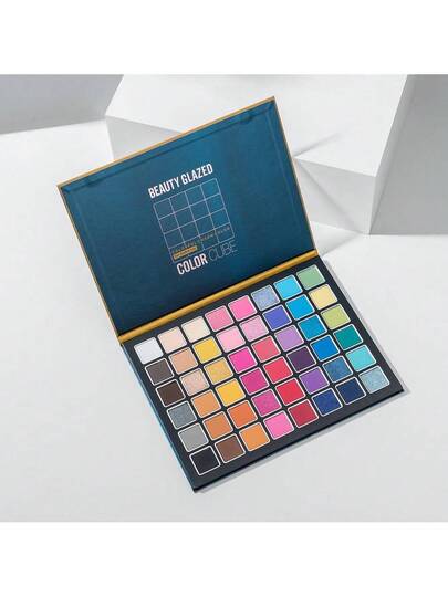 beauty glazed 48 ظلال عيون مطفية ولؤلؤية: ألوان أرضية، مناسبة لمكياج المسرح، مكياج الأطفال، مكياج الأزياء، مكياج هالوين وعيد الميلاد