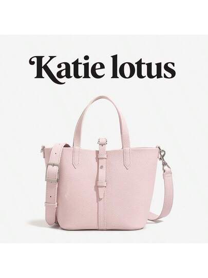 Katie lotus سلة حفلات الحديقة ذات ملمس الليتشي 2025 الجديدة، حقيبة يد للنساء، هدية لمهرجان تشي شي