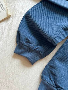 Vintaside Kids مجموعة قميص أنيق بياقة عالية مع بنطلون كاجوال مريح للأطفال الرضع والصغار في فصل الخريف/الشتاء، مناسبة للاستخدام المنزلي والخروج في الطقس المعتدل وحفلات العائلة