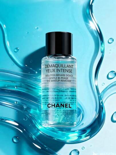 CHANEL مزيل مكياج العين القوي 10 مل/0.34 أونصة. مزيل مكياج العين ثنائي الطور اللطيف
