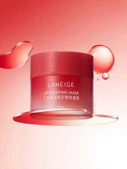 Laneige 20 جرام/0.70 أونصة قناع النوم للشفاه: مغذي، مرطب، فيتامين سي، توت، مضادات أكسدة، مناسب للشفاه الجافة والمتقشرة - قناع نوم الشفاه من لانيج