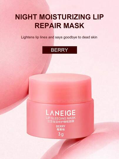 Laneige قناع النوم للشفاه - 3 جرام/0.10 أونصة، مغذي ومرطب، حجم السفر
