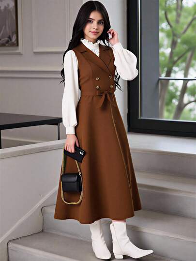 SHEIN قميص مجموعة للمراهقات