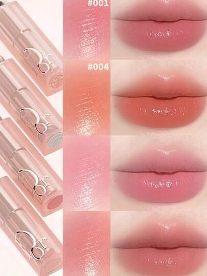 [1.6 جرام حجم السفر] Dior #001 لمعة الشفاه - وردي كلاسيكي، مصنعة بتقنية الألوان الذكية | مرطب، يخلق مظهر مكياج طبيعي | 3.5 جرام الحجم الكامل / حجم السفر، مناسب للمتسوقين العالميين والاستخدام اليومي، مثالي لمكياج عيد الميلاد