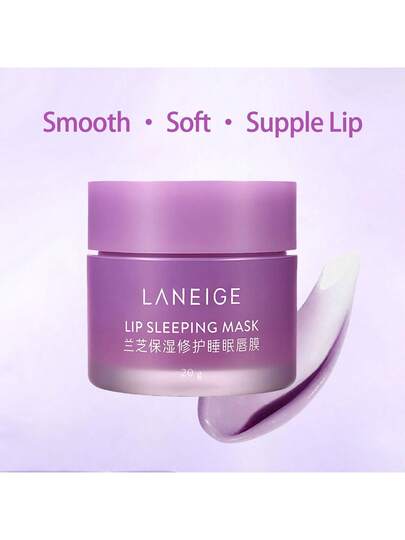 Laneige قناع النوم للشفاه من K-Beauty #Gummy Bear، للعناية بالشفاه وتغذيتها وترطيبها بفيتامين C ورائحة العنب 20 جم/0.7 أونصة.
