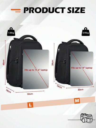 NEWHEY حقيبة ظهر احترافية لكاميرا DSLR و SLR و كاميرا لا مرآة، مقاوم للماء لحمل الكمبيوتر المحمول 14/15.6 بوصة مع غطاء واقي من المطر، حقيبة سفر مضادة للسرقة ذات سعة كبيرة لتصوير الصور