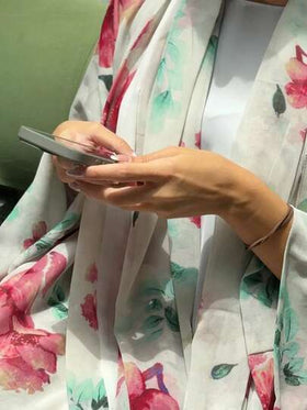 رمضان فستان طويل أنيق بتطريز القمر متعدد الألوان بأسلوب الشرق الأوسط، بحجم مناسب للجميع، كارديجان مفتوح أنيق مطرز على الأكمام، مناسب للمناسبات اليومية والاحتفالية