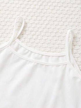 SHEIN مجموعة قميص أكمام طويلة مخطط وبنطال جينز أزرق فاتح فضفاض لفتيات المراهقات، طقم كاجوال لطيف للارتداء اليومي، 2 قطعة