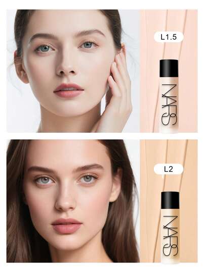 Nars أساس نارس المعكس للضوء - مكياج متقدم - أساس هجين للعناية بالبشرة بحجم صغير - #-LIGHT 2