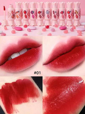 the SAEM سائمول موس كاندي تينت #01 ريدمانجو موس - صبغة شفاه ذات لمعة مطفأة عالية الصبغة وطويلة الأمد مع مستخلصات العسل لترطيب الشفاه - خفيفة الوزن ومقاومة للانتقال، 8 جم / 0.28 أونصة