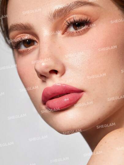 SHEGLAM ملمع شفاه Power Bouquet-ملمع شفاه Power Petals Shiny Tinted Moisturizing Lip Gloss زيت شفاه غير لاصق مرطب بخلاصة زهرة الكرز للعناية بالشفاه ملمع شفاه Rosa روج تنت أرواج علامة تجارية جمال مكياج ميكب مستحضرات تجميل للنساء الفتيات مثالي لفصل الشتاء ا