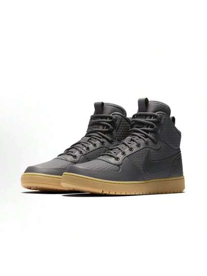 Nike حذاء رياضي كاجوال من نايك موديل COURT BOROUGH Mid-Top بطبعة أناناس AA0547-001 للرجال