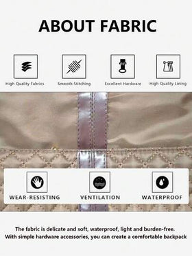 حقيبة ظهر مبطنة مطرزة بطراز قديم مضادة للسرقة، حقيبة يومية عصرية متعددة الوظائف، حقيبة سفر خفيفة الوزن متعددة الجيوب ذات سعة كبيرة، حقيبة كتب بسيطة، حقيبة ظهر مناسبة للطلاب والممرضات والمعلمين ورجال الأعمال للسفر والتنقل والتسوق والمكتب والمواعدة والتنزه