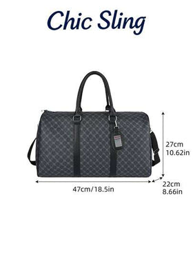SHILAN حقيبة يد كبيرة السعة بتصميم عصري بسيط، حقيبة سفر نهاية الأسبوع، حقيبة سباحة خفيفة الوزن أنيقة للرجال، حقيبة رياضة، حقيبة يوغا، حقيبة أمتعة، يمكن حملها على الكتف أو عبر الجسم، مناسبة للسفر التجاري، الانتقال، تخزين الملابس