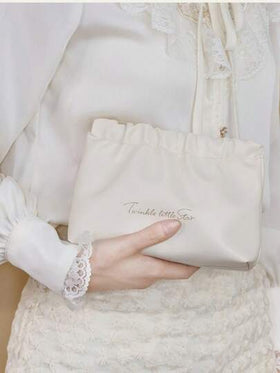حقيبة مستحضرات تجميل مطوية عصرية، حقيبة مكياج، منظم أدوات التجميل للسفر، حقيبة مكياج محمولة من جلد البولي يوريثان، هدايا للنساء، هدايا عيد الميلاد، أفكار هدايا للنساء، حقيبة، حقيبة مكياج، ضروريات السفر