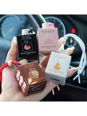 8 مل قلادة معطر للسيارة بالعطور العلاجية، مناسبة للقيادة اليومية والسفر، معطر سيارة جميل وأنيق بتصميم نوردي أنيق، ديكور سيارة أنثوي، برائحة النباتات، هدية مثالية لصديقتك، توفر رائحة طويلة الأمد