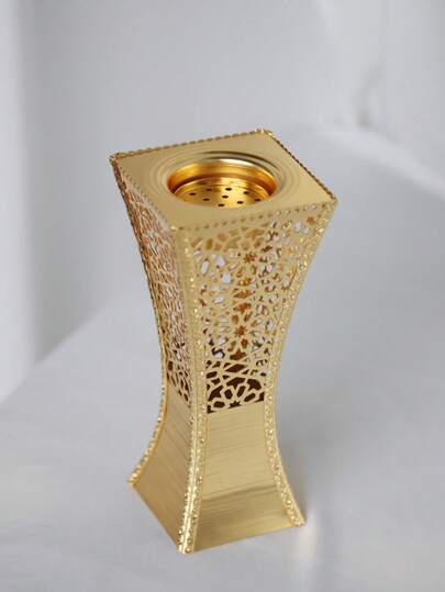 موقد البخور المقطوع بالليزر على شكل عربي لديكور المنزل، موزع العطور، قاعدة آمنة، قطعة مركزية للغرفة المعيشية، استخدام للكبار، عرض أنيق، حامل للعطور الطبيعية