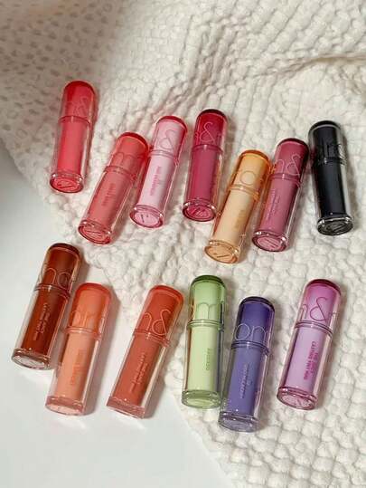 Rom&nd رومان جوسي لاستنج تينت ميني، ذو قوام مرطب ولامع، مرطب ومغذي، خفيف ومريح، لون دائم، حجم صغير، مثالي للتجربة والسفر، هدية مثالية للأصدقاء، مستحضرات تجميل كورية