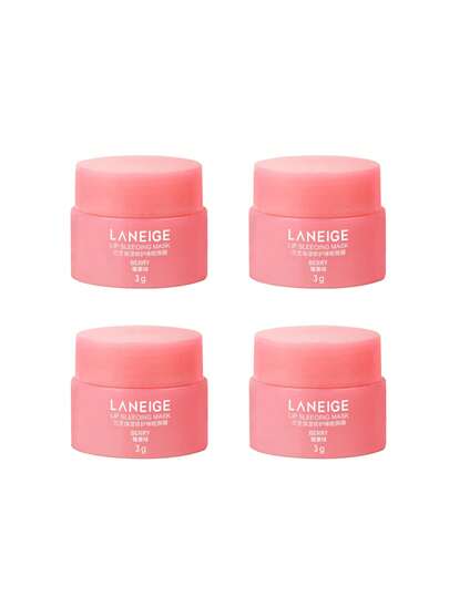 Laneige قناع النوم للشفاه بحجم السفر 3 جرام/0.10 أونصة: مغذي، مرطب، فيتامين سي، زبدة موروموروو وزبدة الشيا، مضادات أكسدة، للشفاه الجافة والمتقشرة، لانيج قناع النوم للشفاه