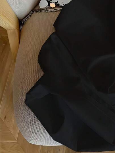 SHEIN EZwear بنطلون نسائي عادي واسع الساق مع تطريز بتصميم الحصان، مناسب للصيف والعطلات