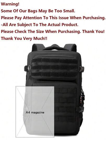 حقيبة ظهر نايلون متعددة الأقسام للرجال، يمكن أن تحمل حقيبة كمبيوتر محمول 15.6 بوصة، حقيبة مدرسية خفيفة الوزن متعددة الجيوب، حقيبة سفر كبيرة السعة، حقيبة يومية مريحة للتنقل، حقيبة كتب متعددة الوظائف، مناسبة للطلاب، المرحلة الإعدادية، المرحلة الثانوية، ا...