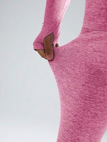 SHEIN بدلة بنطلون وبلوزة بأكمام طويلة مع تصميم اختراق الظهر مناسبة للبنات الصغيرات، ملائمة للارتداء اليومي العادي خلال جميع الفصول
