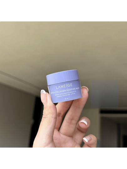Laneige قناع النوم بالكولاجين بيبتا، 15مل/0.5 أونصة، حجم السفر