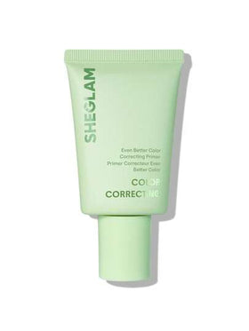 SHEGLAM Even Better برايمر مصحح للون-Green علامة تجارية جمال مكياج ميكب مستحضرات تجميل للنساء الفتيات مثالي لفصل الشتاء الربيع مثالي ل- Y2K أزياء أنيقة رمضان هدية حفلة جاهز أفضل لون