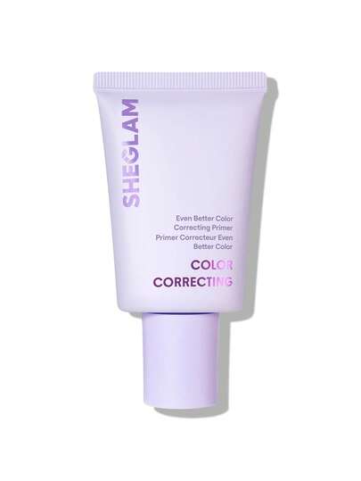 SHEGLAM Even Better برايمر مصحح للون-Purple علامة تجارية جمال مكياج ميكب مستحضرات تجميل للنساء الفتيات مثالي لفصل الشتاء الربيع مثالي ل- Y2K أزياء أنيقة رمضان هدية حفلة جاهز أفضل لون