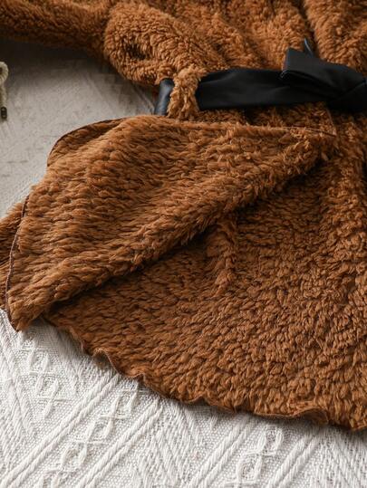 Elladie kids مجموعة بيج تتكون من جاكيت طويلة الأكمام وبنطال طويل بسيط، مناسبة للفتيات المراهقات، أنيقة وحلوة