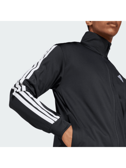 Adidas جاكيت رياضية خفيفة الوزن للرجال، ياقة واقفة، جاكيت رياضية كاجوال JI8816