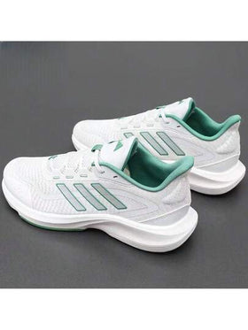 Adidas أحذية أديداس رجالية، مناسبة لجميع الفصول، أحذية رياضية، أحذية جري رجالية، تصميم جديد، شبكة سميكة، خفيفة الوزن، أحذية كاجوال ماصة للصدمات.
