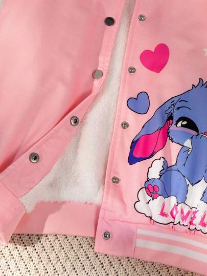SHEIN معطف كاجوال فضفاض دافئ بأكمام طويلة للبنات المراهقات