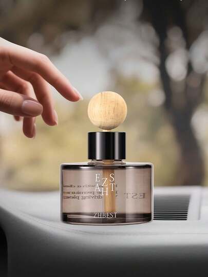 زجاجة موزع العطر الأسطواني قطعة واحدة، زجاجة عطر السيارة بدون لهب، موزع زيوت عطرية لديكور المنزل، علاج العطور المنزلية، منعش المنزل