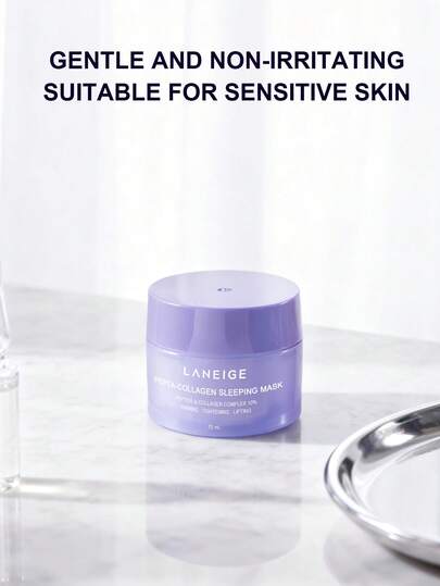 Laneige قناع نوم بيبتا-كولاجين - رفع وشد وتنشيط، حجم السفر - 15مل/0.5أونصة.
