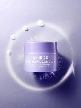 Laneige قناع نوم بيبتا-كولاجين - رفع وشد وتنشيط، حجم السفر - 15مل/0.5أونصة.