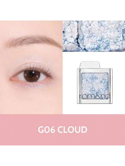 Rom&nd رومند سلايد إن سنغل G06 CLOUD، مسحوق ناعم وسلس وسهل التطبيق، يخلق مظهرًا خفيفًا وطبيعيًا للمكياج، غير مسحوقي وطويل الأمد، مع تغليف مدمج قابل للانزلاق عصري وقابل للحمل، مثالي للسفر. مستحضرات تجميل كورية | K-Beauty | 1.8 جرام / 0.06 أونصة