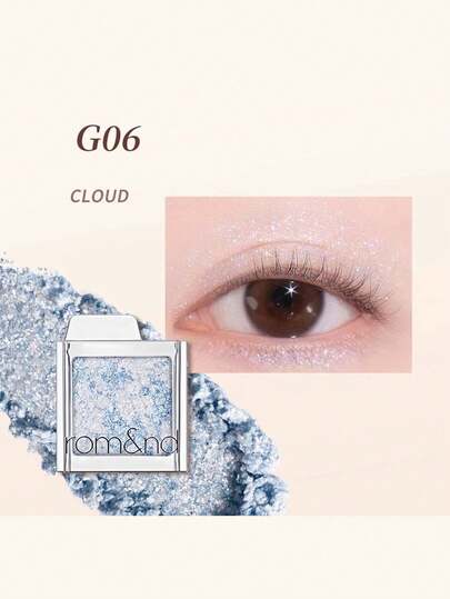 Rom&nd رومند سلايد إن سنغل G06 CLOUD، مسحوق ناعم وسلس وسهل التطبيق، يخلق مظهرًا خفيفًا وطبيعيًا للمكياج، غير مسحوقي وطويل الأمد، مع تغليف مدمج قابل للانزلاق عصري وقابل للحمل، مثالي للسفر. مستحضرات تجميل كورية | K-Beauty | 1.8 جرام / 0.06 أونصة