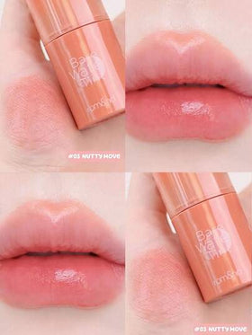 Rom&nd رومند BARE MOOL TINT #03 NUTTY MOV، أحمر شفاه لامع، لون حيوي، طويل الأمد، MLBB (شفتي ولكن أفضل) | ملمس خفيف | صبغة شفاه مرطبة طويلة الأمد | أداء لوني عالي، لامع، نباتي، مكياج كوري، 4.5 جرام (0.16 أونصة)، هدية
