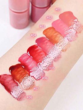 Rom&nd رومند BARE MOOL TINT #07 CHILLI RUSH، أحمر شفاه لامع، لون حيوي، طويل الأمد، MLBB (شفتي ولكن أفضل)، ملمس خفيف، بلسم شفاه طويل الأمد، تغطية لونية عالية، لامع، نباتي، مكياج كوري، 4.5 جرام (0.16 أونصة)، هدية