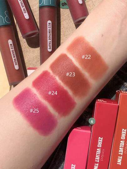 Rom&nd رومند ZERO VELVET TINT 22 GRAIN NUDE | أحمر شفاه مطفي | لون دائم | ملمس خفيف | تغطية لونية عالية | أحمر شفاه غير مجفف | مكياج كوري | 5.5 جرام / 0.194 أونصة