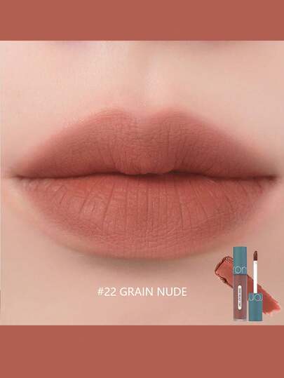 Rom&nd رومند ZERO VELVET TINT 22 GRAIN NUDE | أحمر شفاه مطفي | لون دائم | ملمس خفيف | تغطية لونية عالية | أحمر شفاه غير مجفف | مكياج كوري | 5.5 جرام / 0.194 أونصة