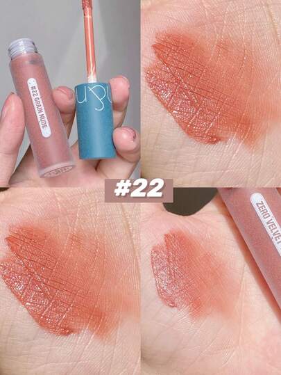 Rom&nd رومند ZERO VELVET TINT 22 GRAIN NUDE | أحمر شفاه مطفي | لون دائم | ملمس خفيف | تغطية لونية عالية | أحمر شفاه غير مجفف | مكياج كوري | 5.5 جرام / 0.194 أونصة