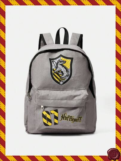 HARRY POTTER X SHEIN حقيبة ظهر بنمط كرتوني، متعددة الوظائف، خفيفة الوزن، محمولة، سعة كبيرة، مناسبة للطالبات الجامعيات، الجامعات، المدارس المتوسطة والثانوية، الأنشطة الخارجية، السفر، المدارس الابتدائية، المبتدئين، المكاتب، هدايا عيد الحب