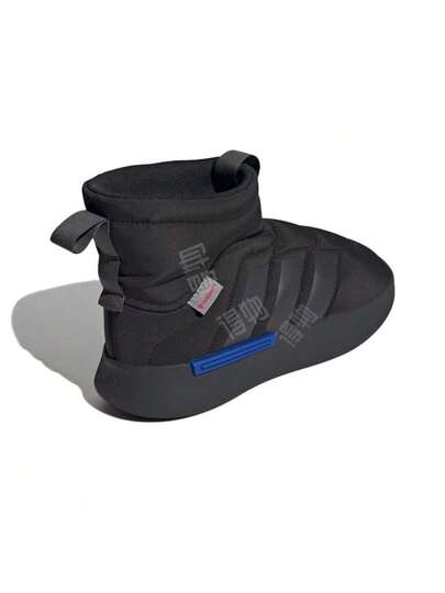 Adidas أديداس أديبوف دافئة، متينة، مانعة للانزلاق، بوت ثلج قصيرة مريحة، يناسب الجنسين، أسود
