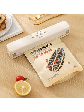Kitchen mommy جهاز تفريغ الهواء الآلي المحمول، حفظ الأطعمة في المطبخ، أكياس تفريغ الهواء، مناسب للأطعمة الجافة والرطبة، إغلاق أكياس الوجبات الخفيفة في المنزل، جهاز تفريغ الهواء لاسلكي، للاستخدام في التخييم/النزهات الخارجية، أجهزة المطبخ