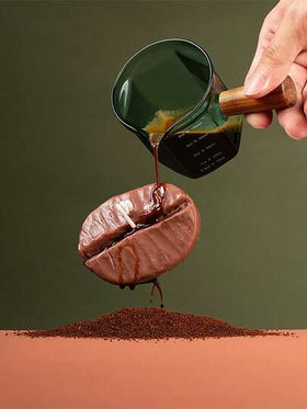 شمعة بشكل حبة القهوة، شمعة ديكور ذات رائحة فريدة، شمعة بعطر القهوة، مناسبة كهدية عيد الحب
